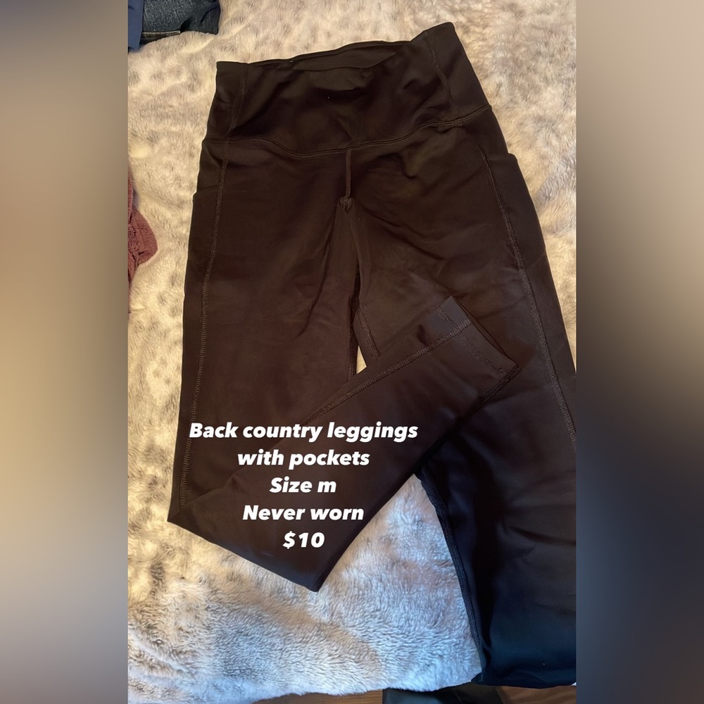 Back Country leggings with pockets